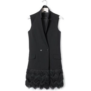 SOLD‼️Brand NEW Banana Republic Long Fringe Vest
